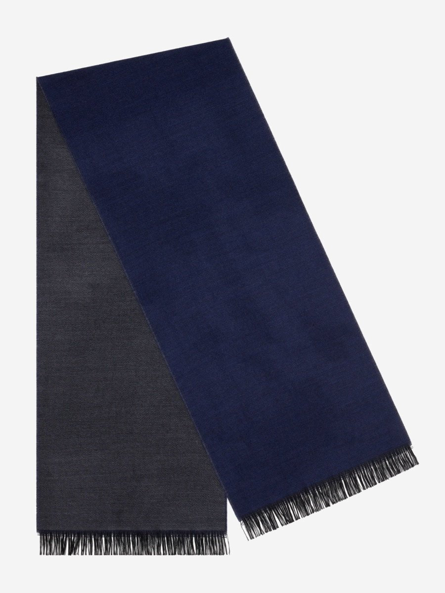 Romeo (blue/grey) - Italian warm and soft scarf made from 100% wool - Che Cose Belle