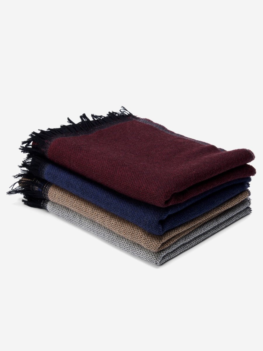 Romeo (blue/grey) - Italian warm and soft scarf made from 100% wool - Che Cose Belle