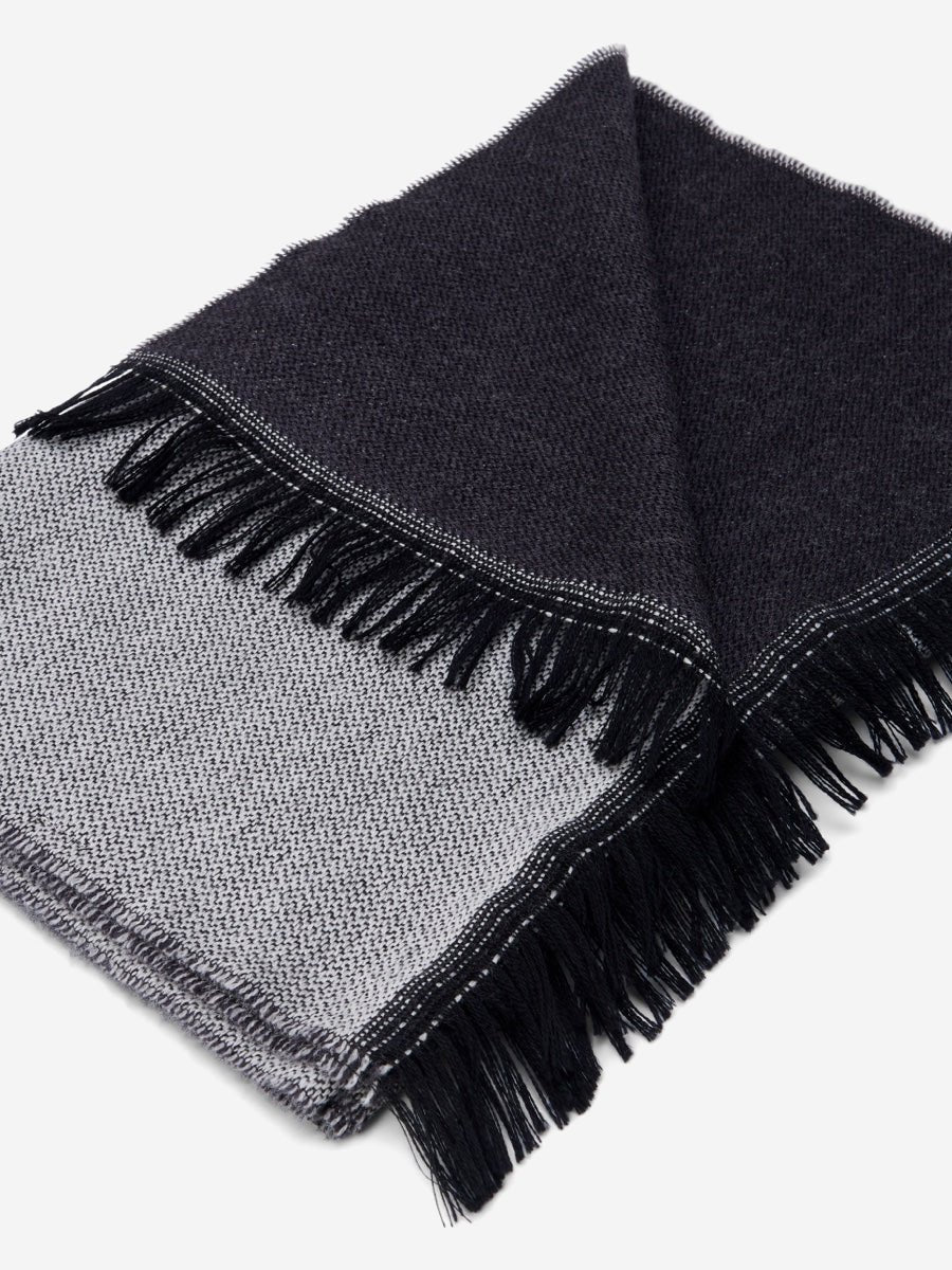 Romeo (blue/grey) - Italian warm and soft scarf made from 100% wool - Che Cose Belle