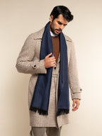 Romeo (blue/grey) - Italian warm and soft scarf made from 100% wool - Che Cose Belle