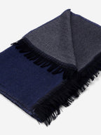 Romeo (blue/grey) - Italian warm and soft scarf made from 100% wool - Che Cose Belle
