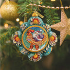 Rooster Santa Sculpted Hand-Painted Christmas Ornament by G. DeBrekht - Christmas Santa Snowman Decor - 6102545 - Che Cose Belle