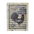 Rooster Window Shutter Wall Decor - Che Cose Belle