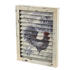 Rooster Window Shutter Wall Decor - Che Cose Belle