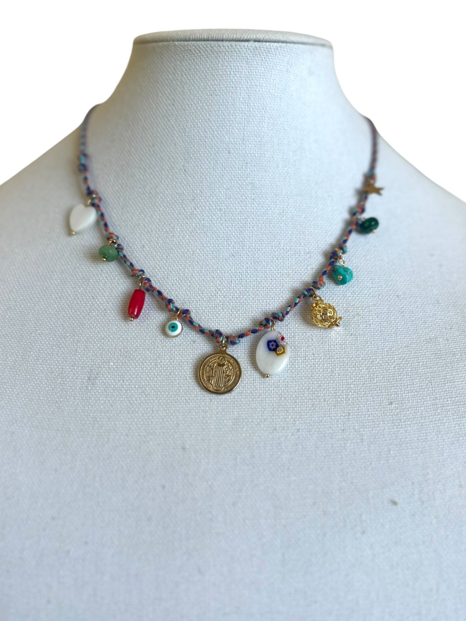 Rope Charm Necklace - Che Cose Belle
