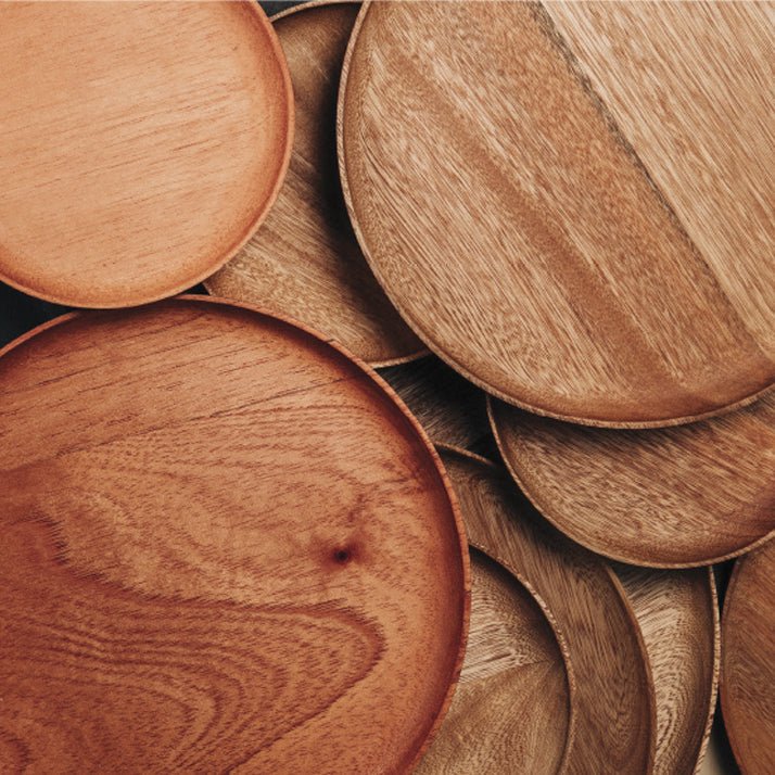 Rosa Morada Wooden Base Platter - Che Cose Belle