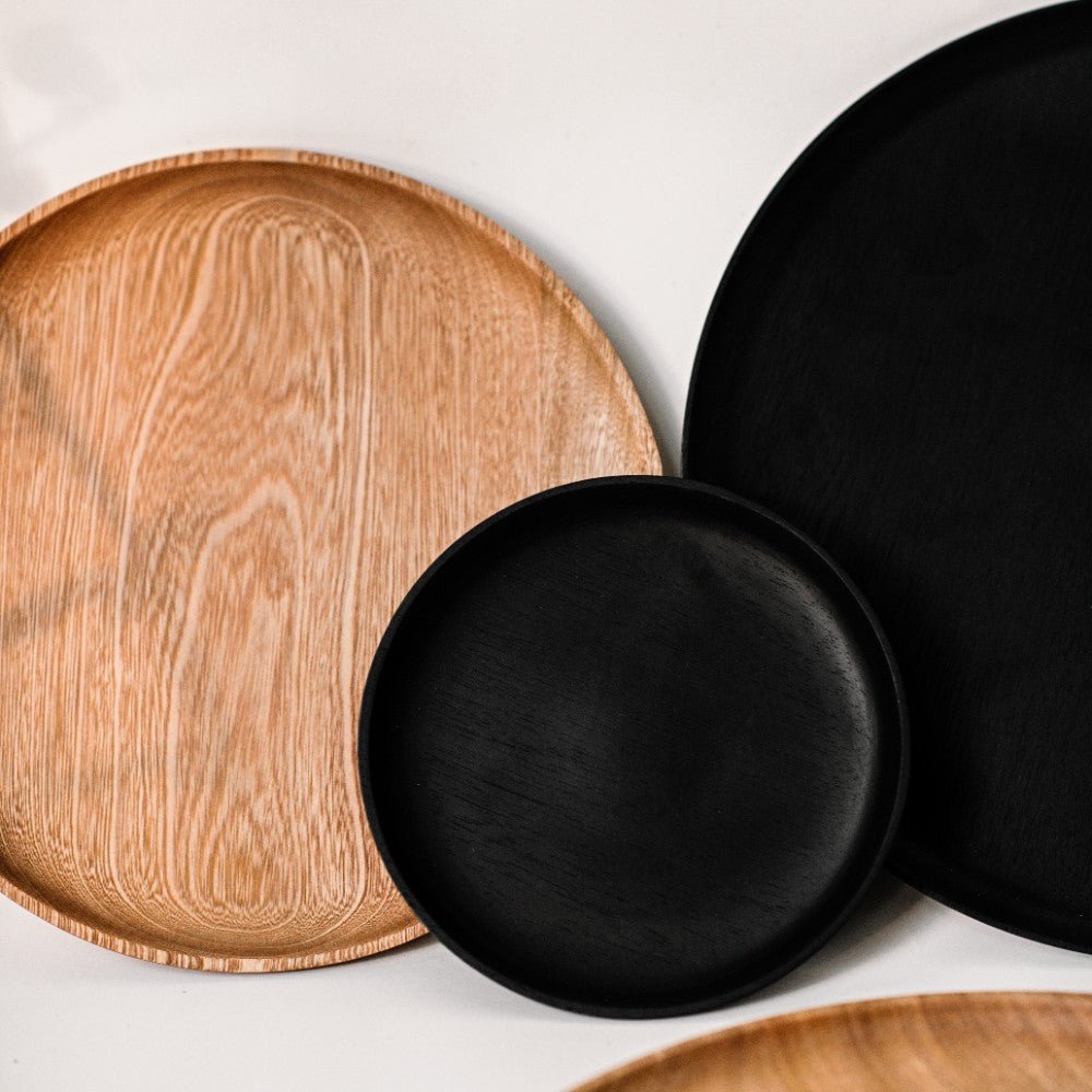 Rosa Morada Wooden Base Platter - Che Cose Belle