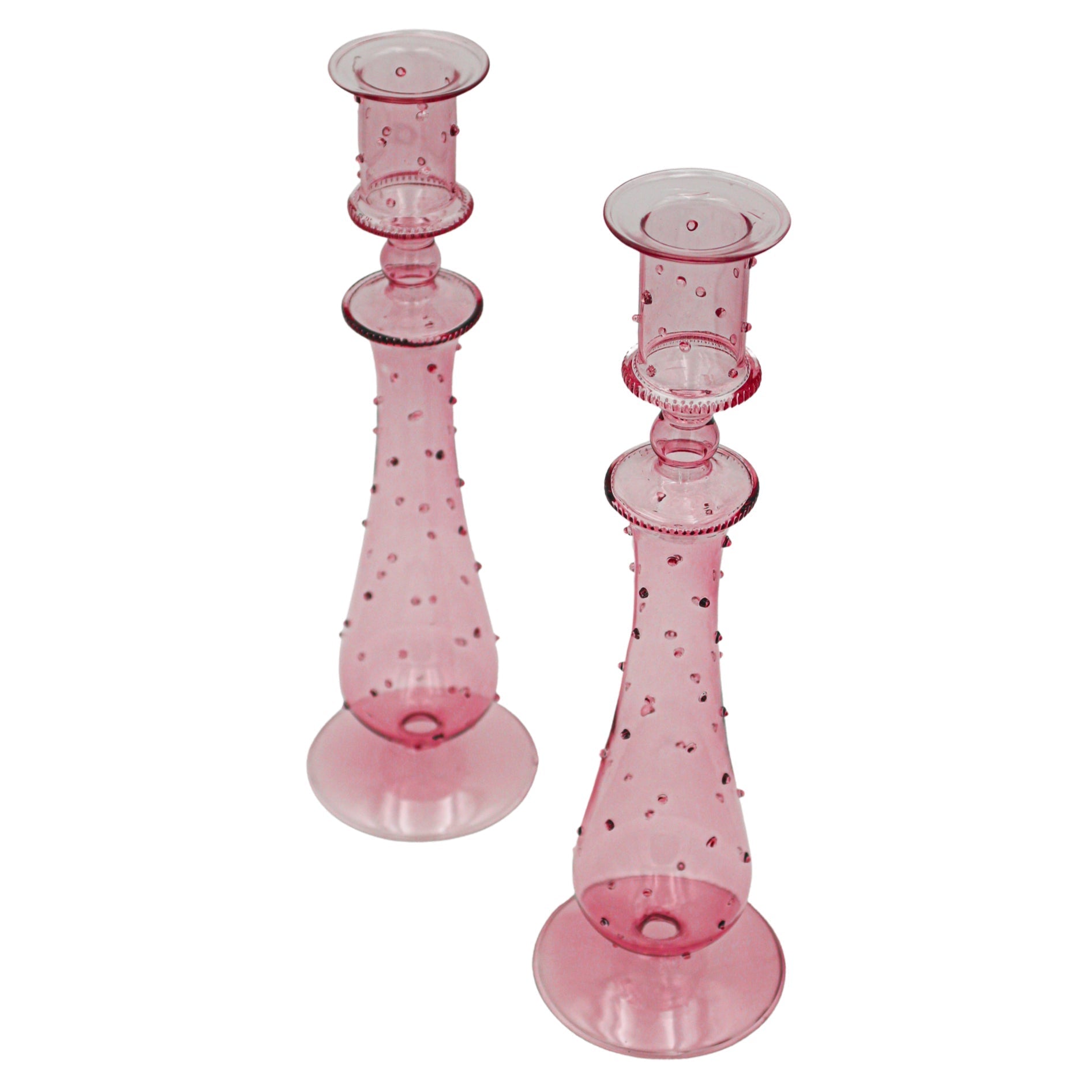 Rose Garden Dotty Candle Holder - Pair - Che Cose Belle