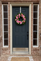 Rose, Peony, and Magnolia Leaf Wreath - Che Cose Belle