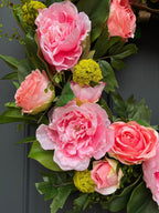 Rose, Peony, and Magnolia Leaf Wreath - Che Cose Belle