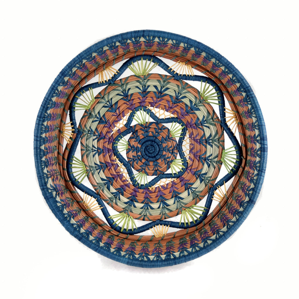 Rosenda Basket in Teal - Che Cose Belle