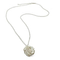 Rosette silver necklace - Che Cose Belle