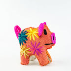 Rosie the Pig: Repurposed Wool Boho Decor - Mexico - Che Cose Belle