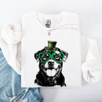 Rottweiler, Adorable Dog, St Patrick's Day, Lucky, Irish Sweatshirt - Che Cose Belle