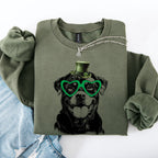 Rottweiler, Adorable Dog, St Patrick's Day, Lucky, Irish Sweatshirt - Che Cose Belle
