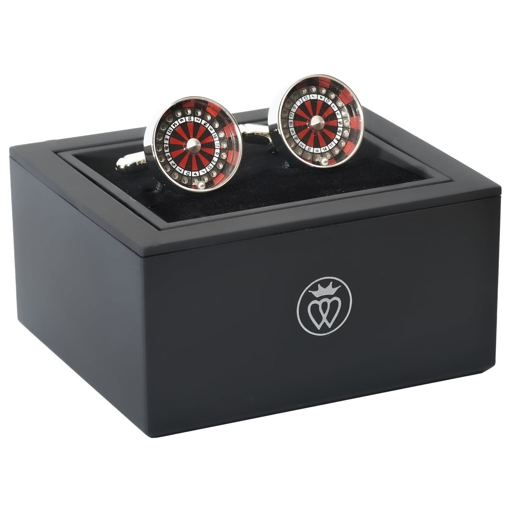 Roulette Wheel Cufflinks – Novelty Casino-Inspired Luxury - Che Cose Belle