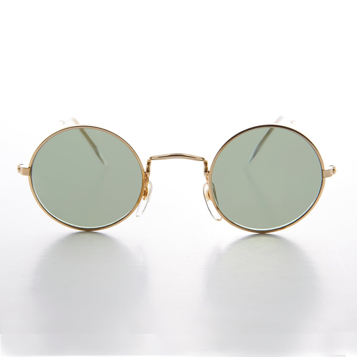 Round Hippie Vintage Sunglass with Glass Lens - Johnny - Che Cose Belle