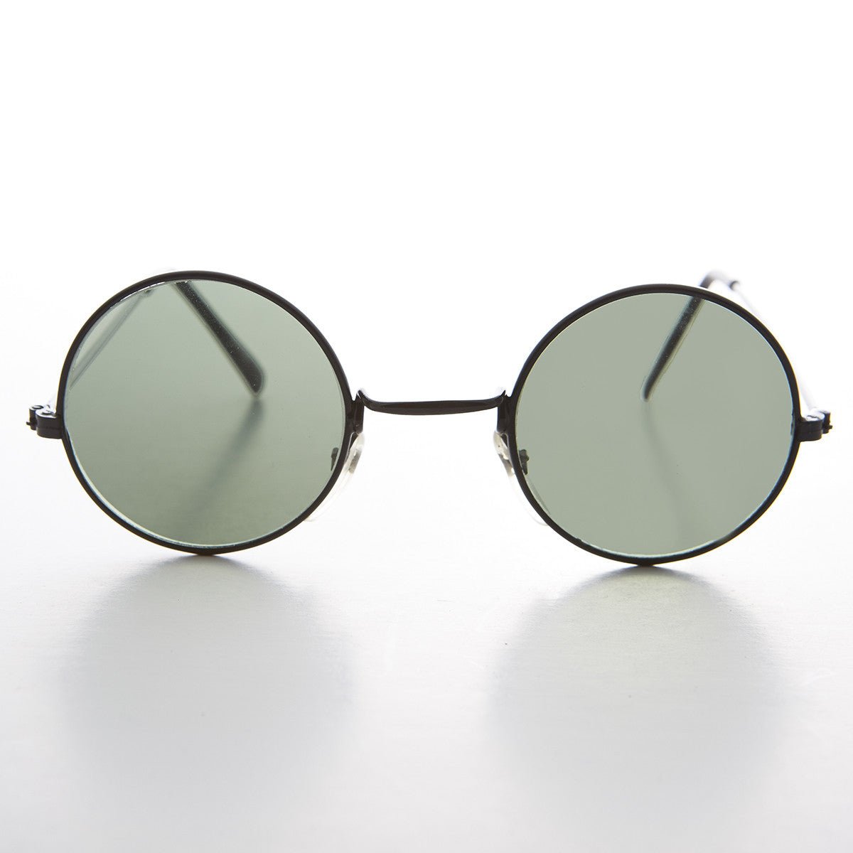 Round Hippie Vintage Sunglass with Glass Lens - Johnny - Che Cose Belle
