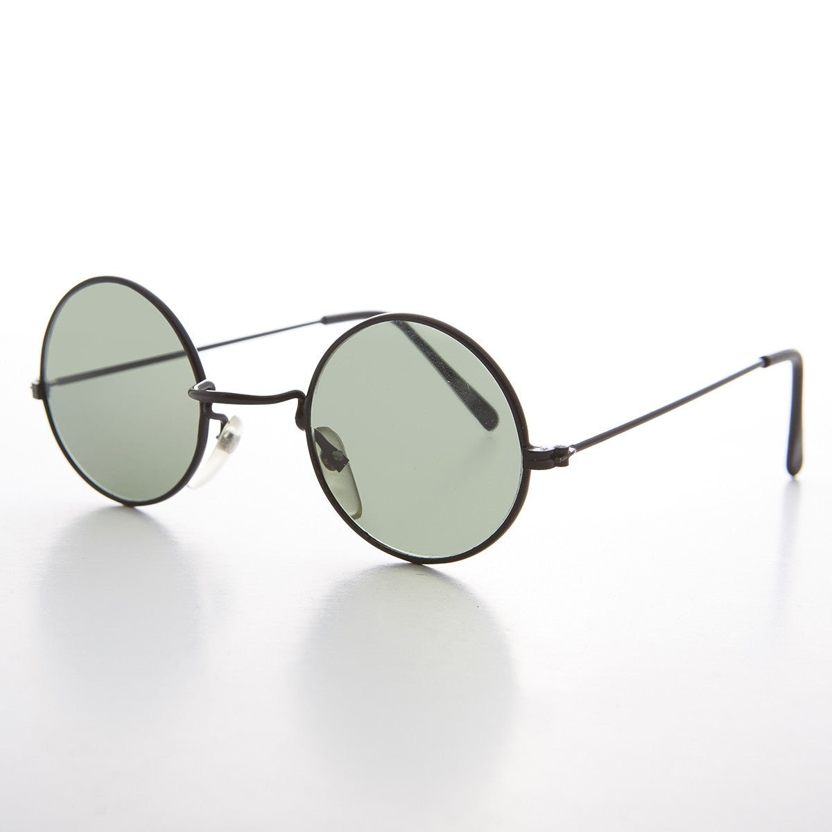 Round Hippie Vintage Sunglass with Glass Lens - Johnny - Che Cose Belle