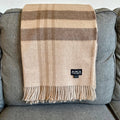 Royal Baby Alpaca Wool Checkered Throw Blanket - Che Cose Belle