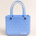 Rubber Tote Bag Set of 3 (XL/M/S) – Stylish Blue Tones EVA Bags, Great Value - Che Cose Belle