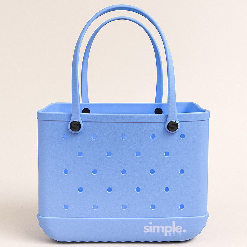 Rubber Tote Bag Set of 3 (XL/M/S) – Stylish Blue Tones EVA Bags, Great Value - Che Cose Belle