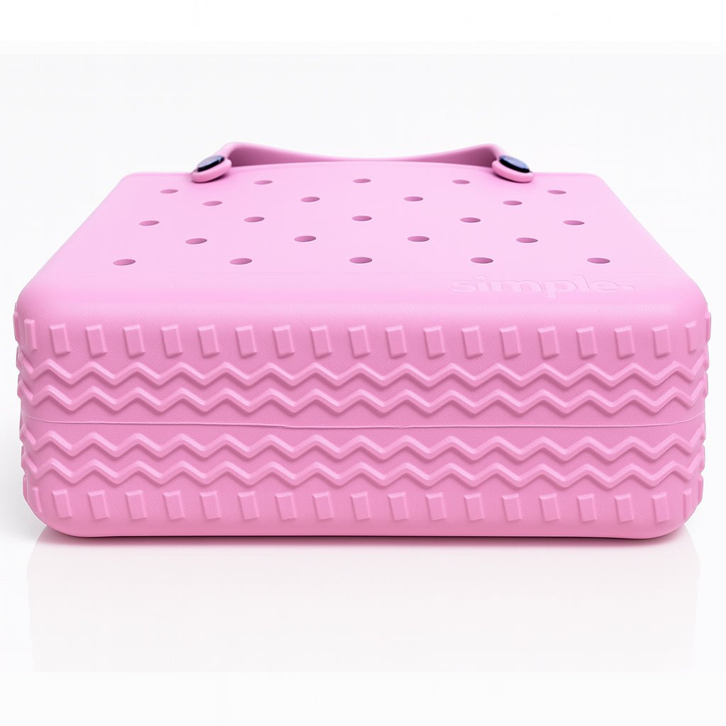 Rubber Tote Bag Set of 3 (XL/M/S) – Stylish Pink Tones EVA Bags, Great Value - Che Cose Belle