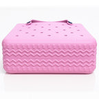 Rubber Tote Bag Set of 3 (XL/M/S) – Stylish Pink Tones EVA Bags, Great Value - Che Cose Belle