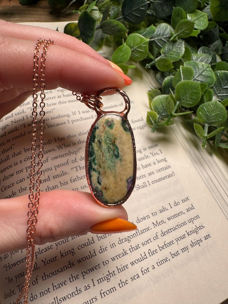 Ruby Fuchsite Necklace - Che Cose Belle