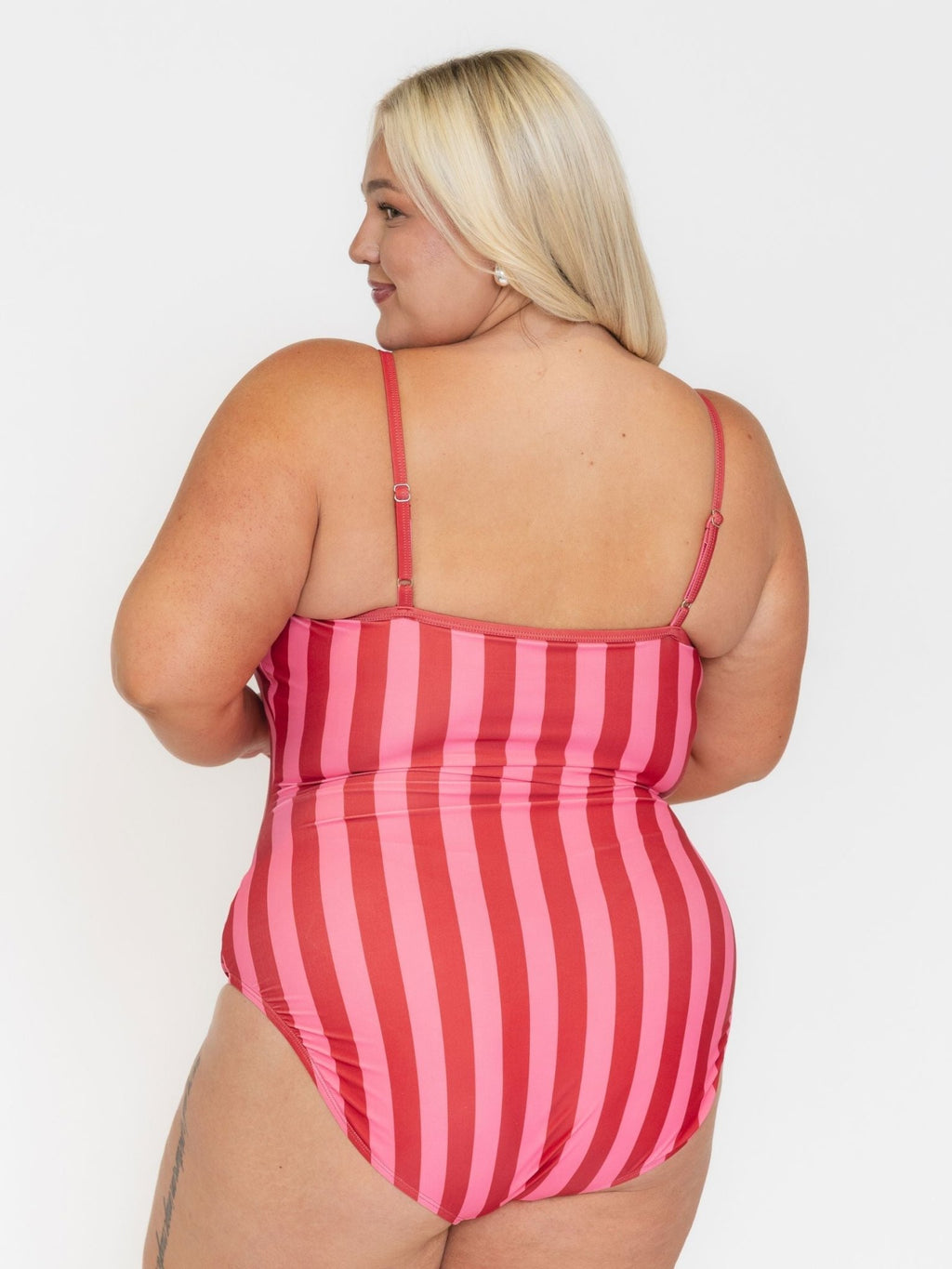 Ruby Stripe Tank One-Piece - Che Cose Belle