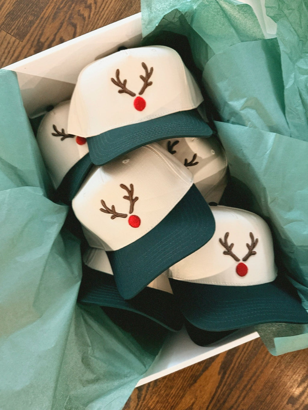 RUDOLPH HAT ♡ puff embroidered hat - Che Cose Belle