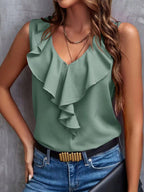 Ruffle Tank Top - Che Cose Belle