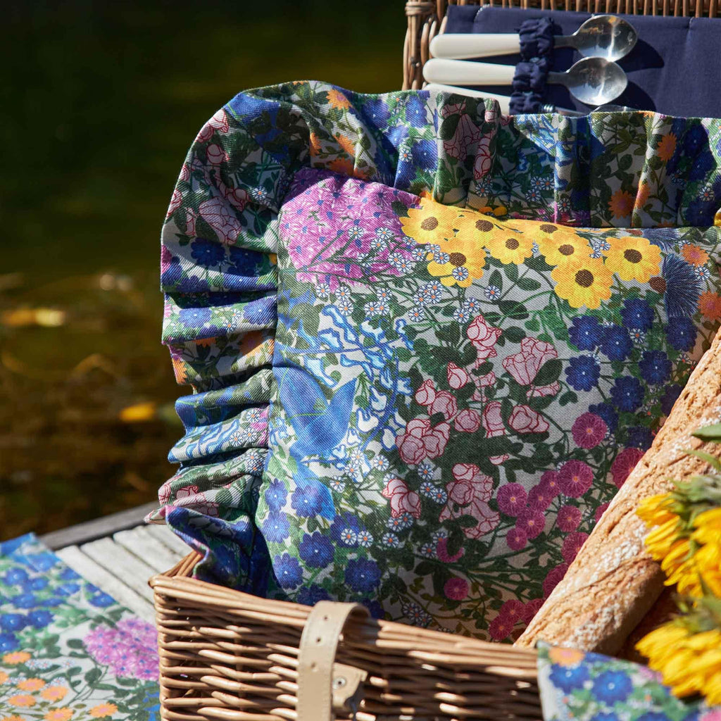 Ruffled Pillow Cover Pré Fleuri - Che Cose Belle