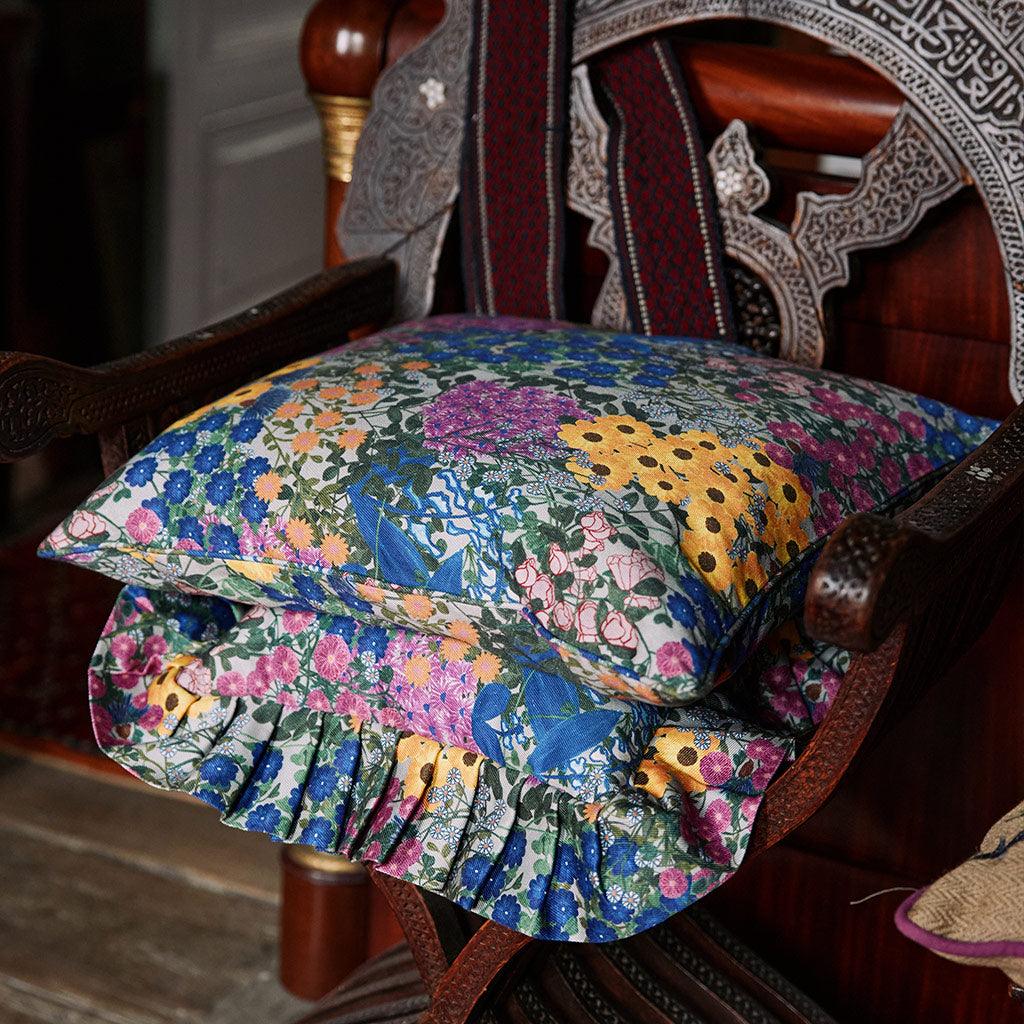 Ruffled Pillow Cover Pré Fleuri - Che Cose Belle