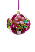 Runway Rose Polish Glass Bauble - Che Cose Belle