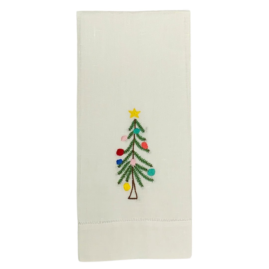 Rustic Christmas Tree Tea Towels - Che Cose Belle