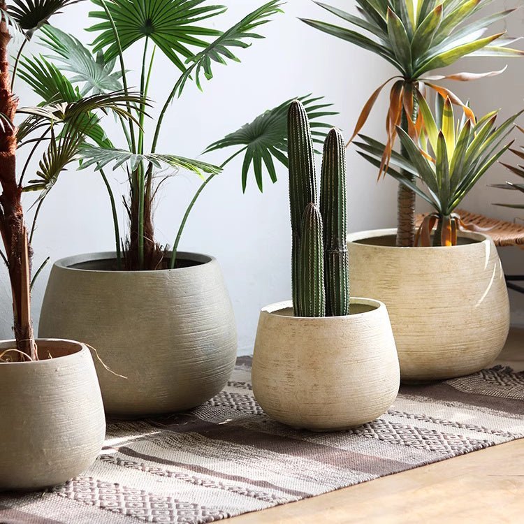 Rustic Globe Cement Planter - Che Cose Belle