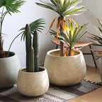 Rustic Globe Cement Planter - Che Cose Belle