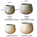 Rustic Globe Cement Planter - Che Cose Belle