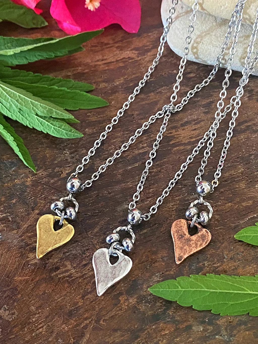 RUSTIC HEART NECKLACE - Che Cose Belle
