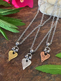 RUSTIC HEART NECKLACE - Che Cose Belle
