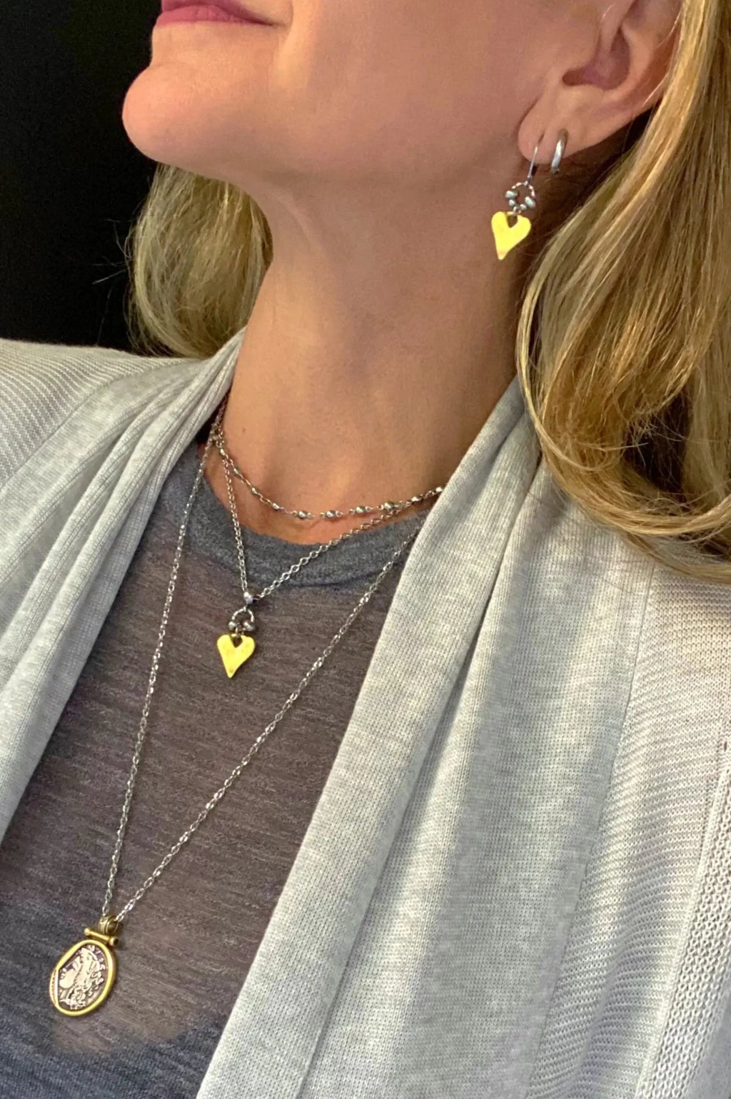 RUSTIC HEART NECKLACE - Che Cose Belle