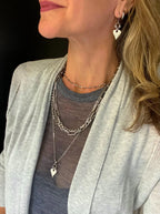 RUSTIC HEART NECKLACE - Che Cose Belle