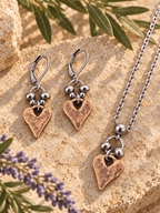 RUSTIC HEART NECKLACE - Che Cose Belle