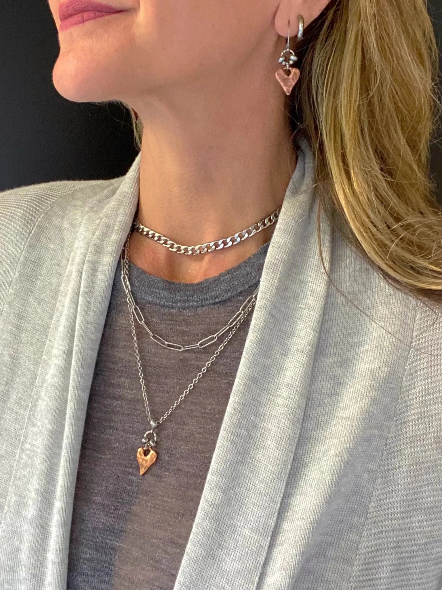 RUSTIC HEART NECKLACE - Che Cose Belle
