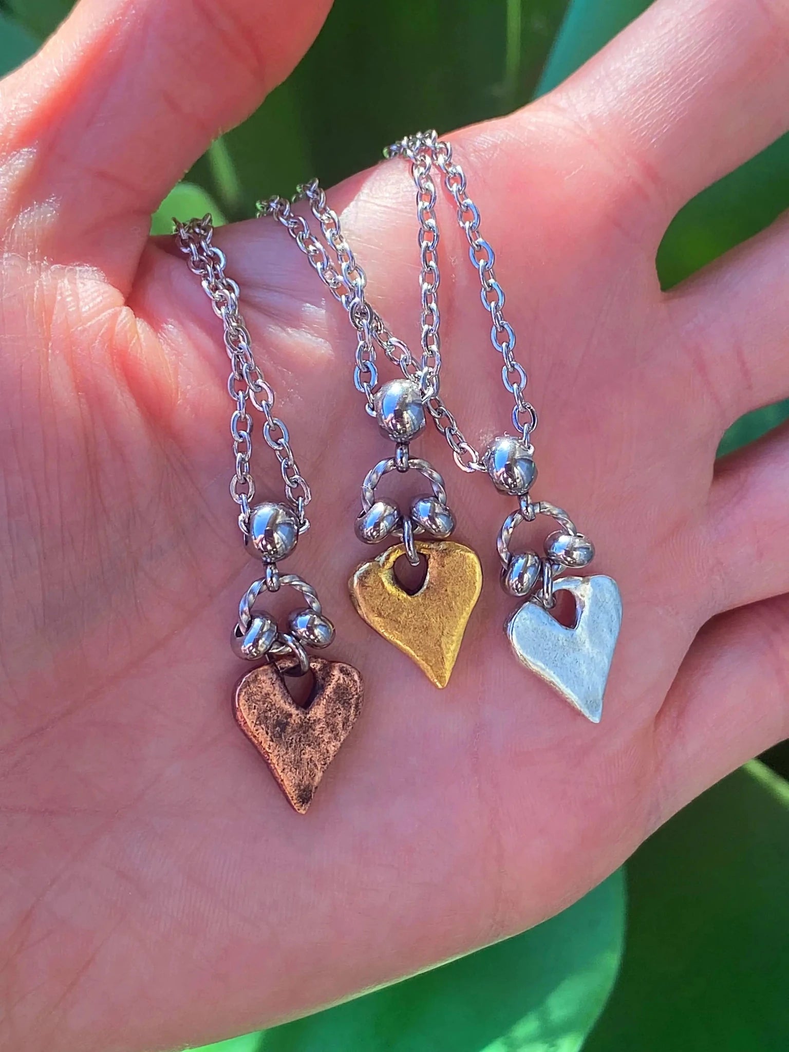 RUSTIC HEART NECKLACE - Che Cose Belle