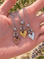 RUSTIC HEART NECKLACE - Che Cose Belle