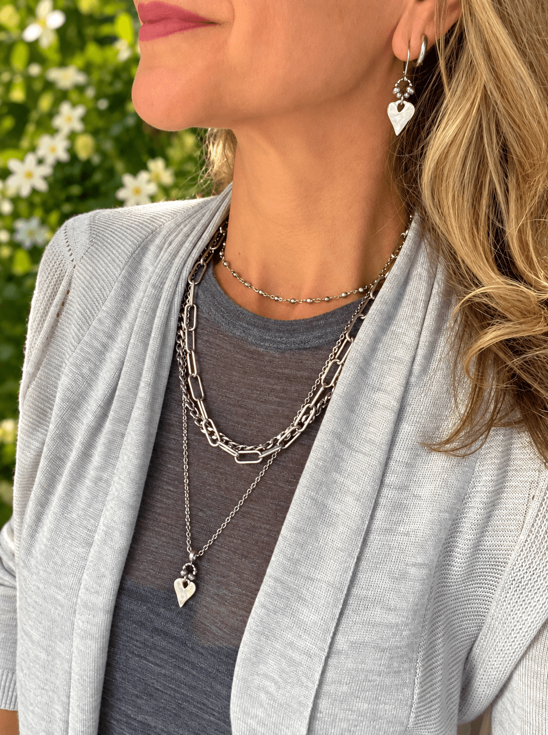 RUSTIC HEART NECKLACE - Che Cose Belle