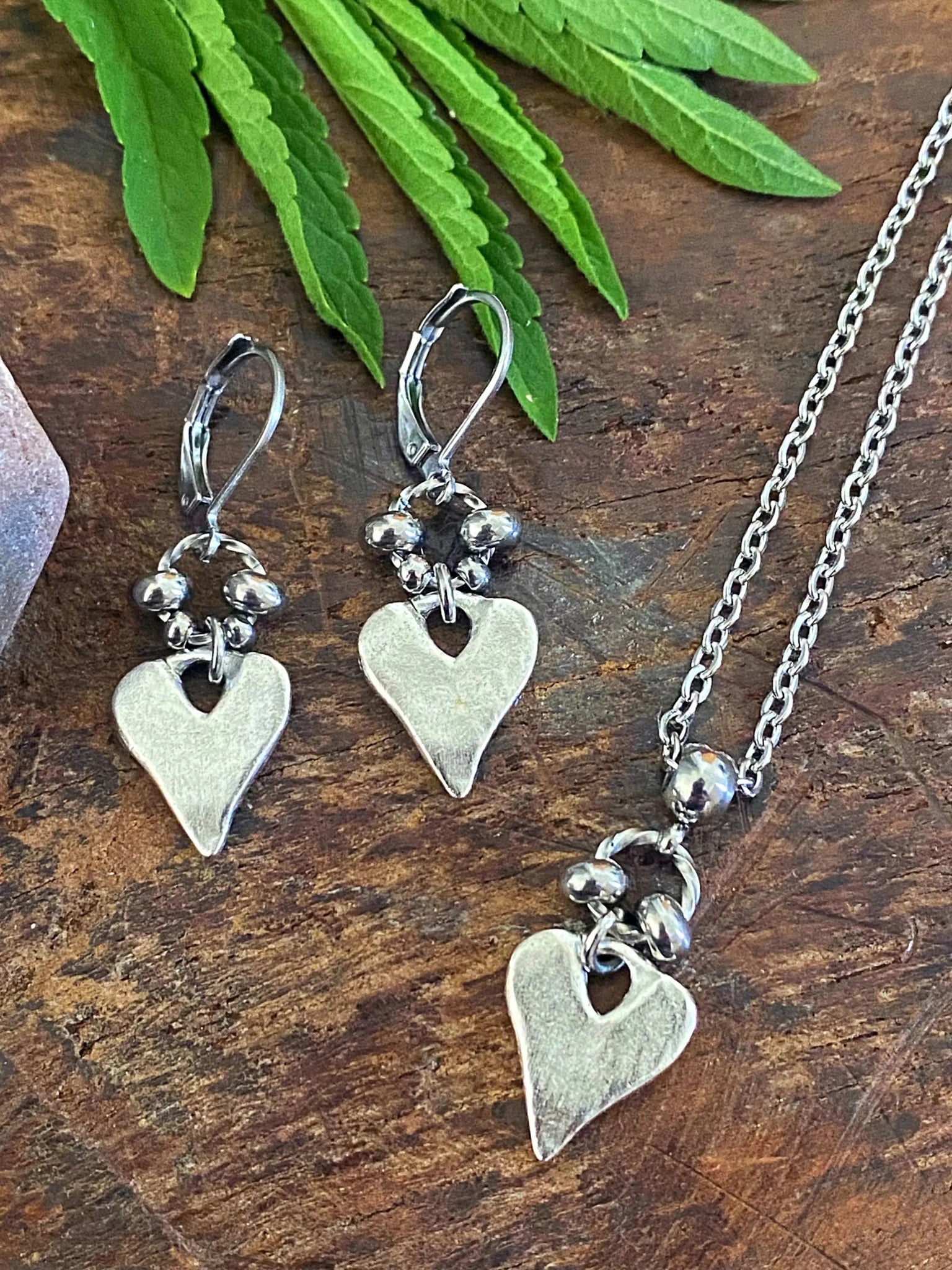 RUSTIC HEART NECKLACE - Che Cose Belle