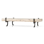 Rustic Petrified Wood Charcuterie Board with Metal Base - Che Cose Belle